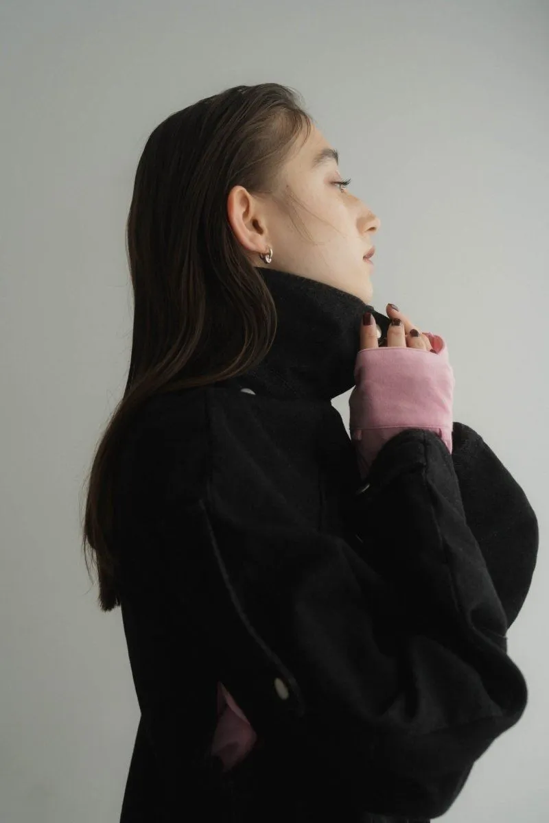 3way Denim Trench Coat/Black
