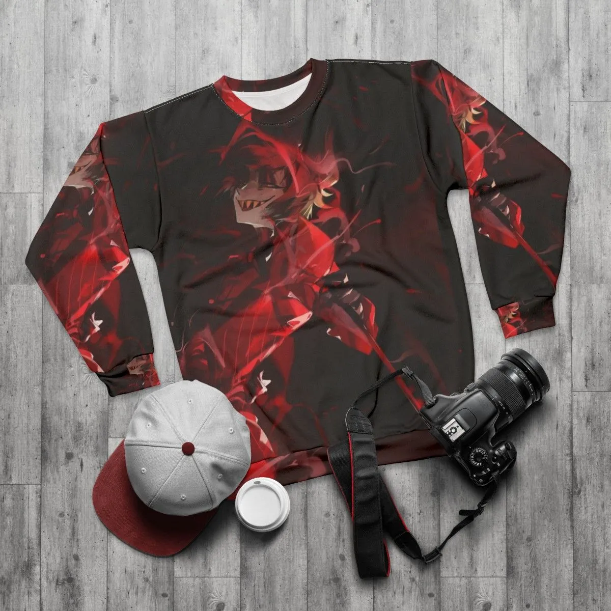 Alastor Hazbin Hotel Sweatshirt - Anime Inspired TV Show Merch