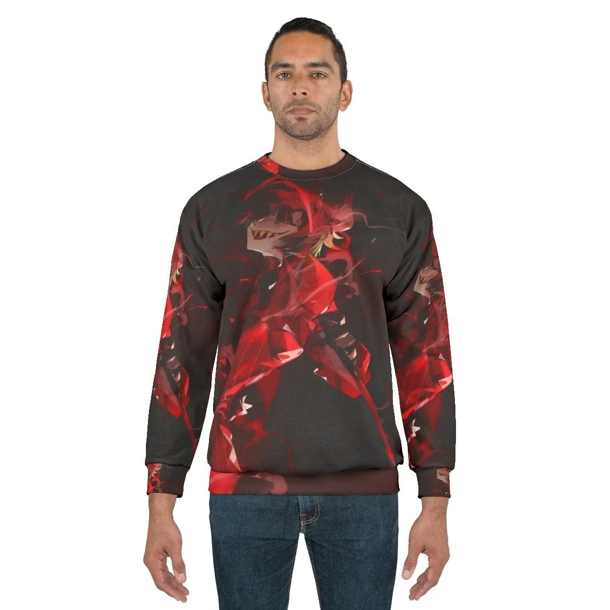Alastor Hazbin Hotel Sweatshirt - Anime Inspired TV Show Merch