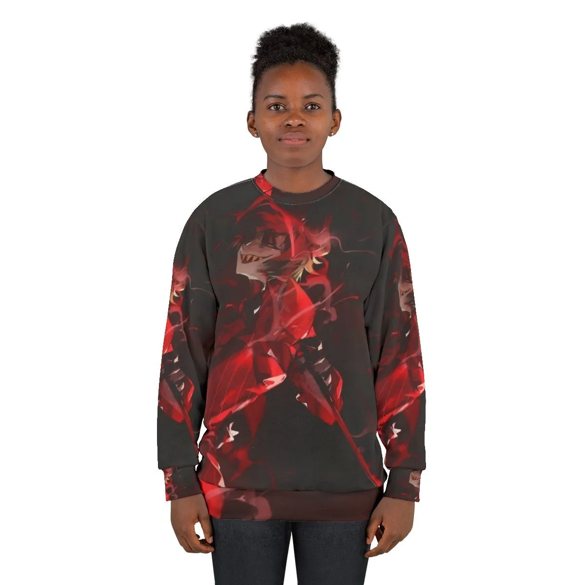 Alastor Hazbin Hotel Sweatshirt - Anime Inspired TV Show Merch