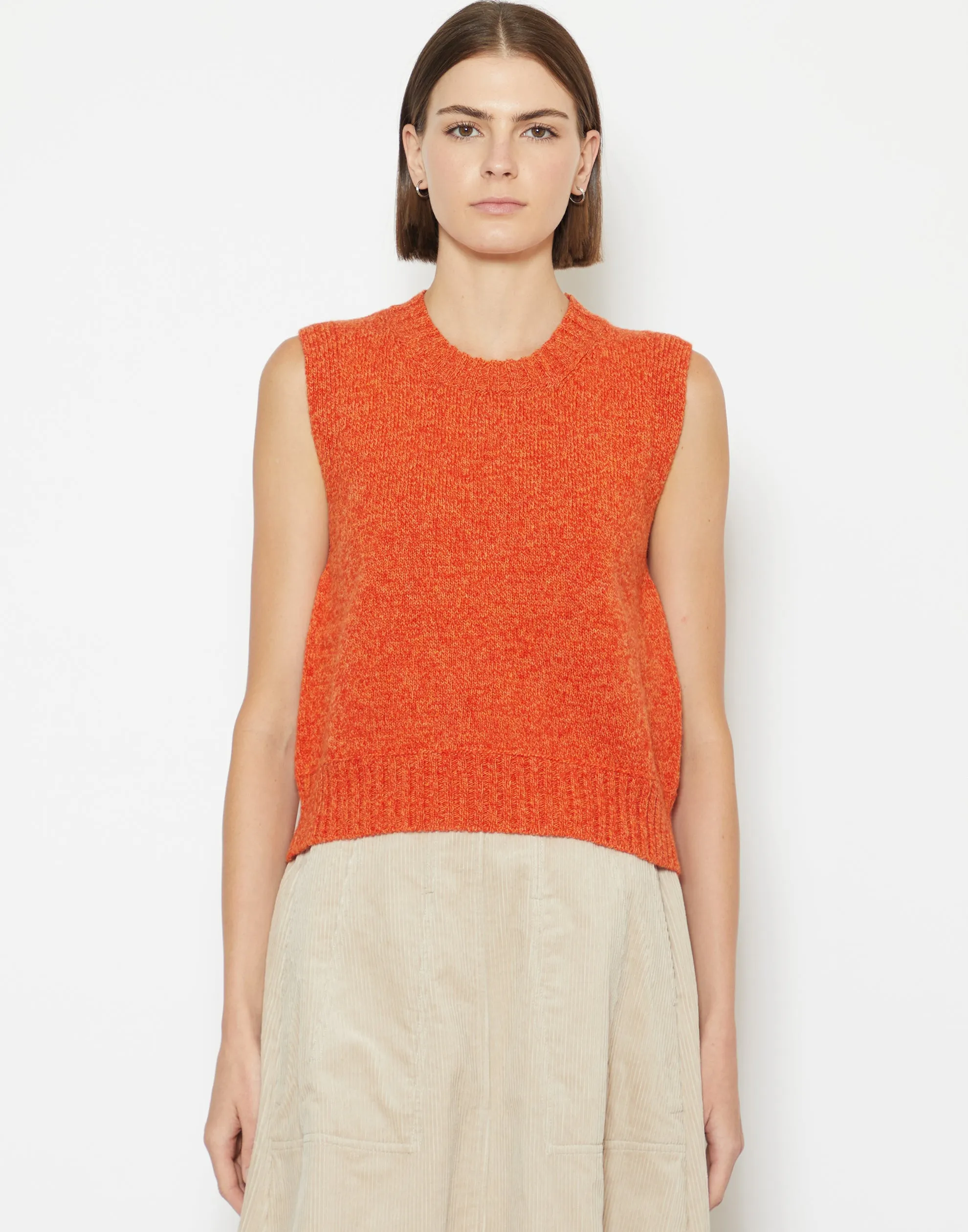 Amber Marl Mouline Wool Vest