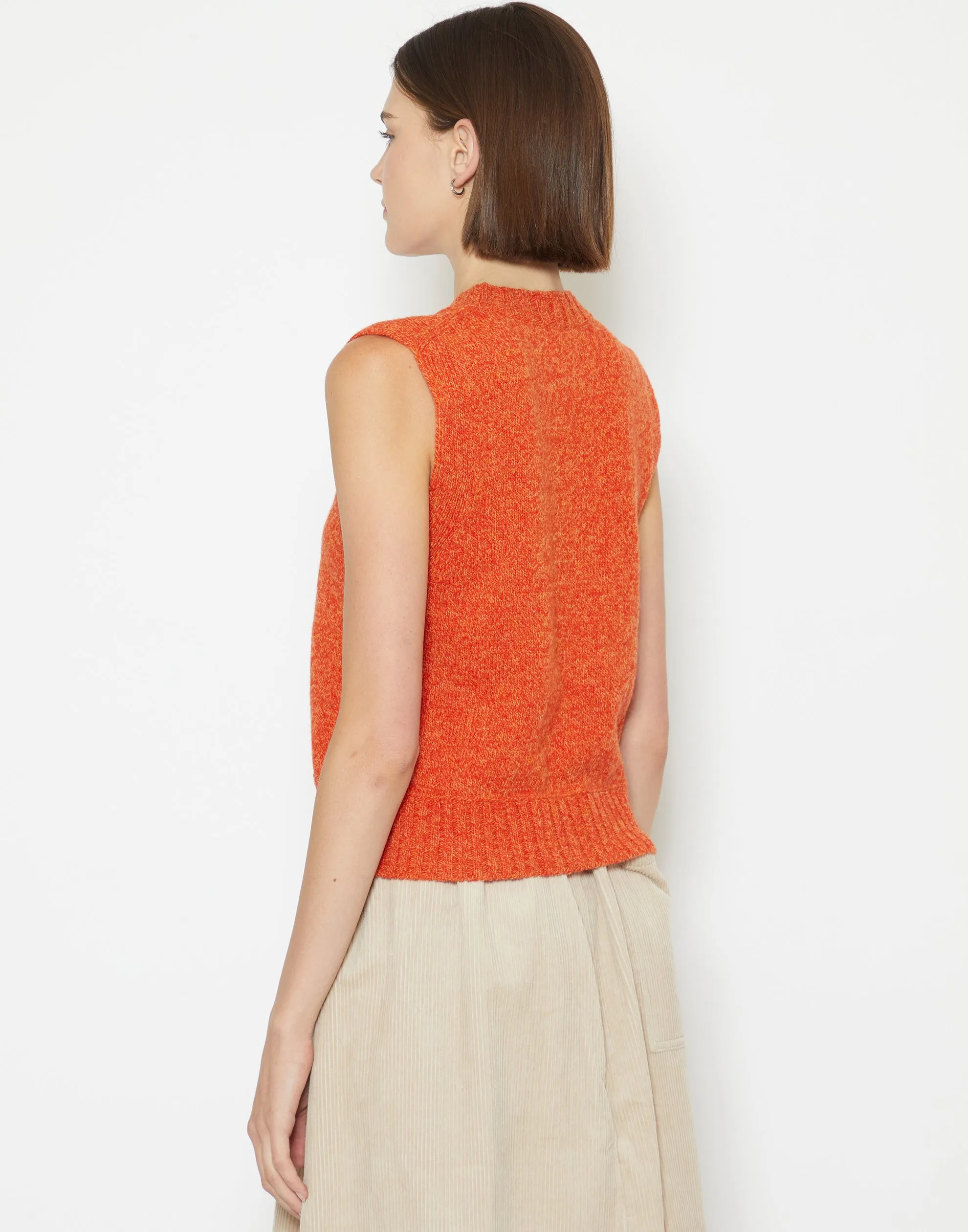 Amber Marl Mouline Wool Vest