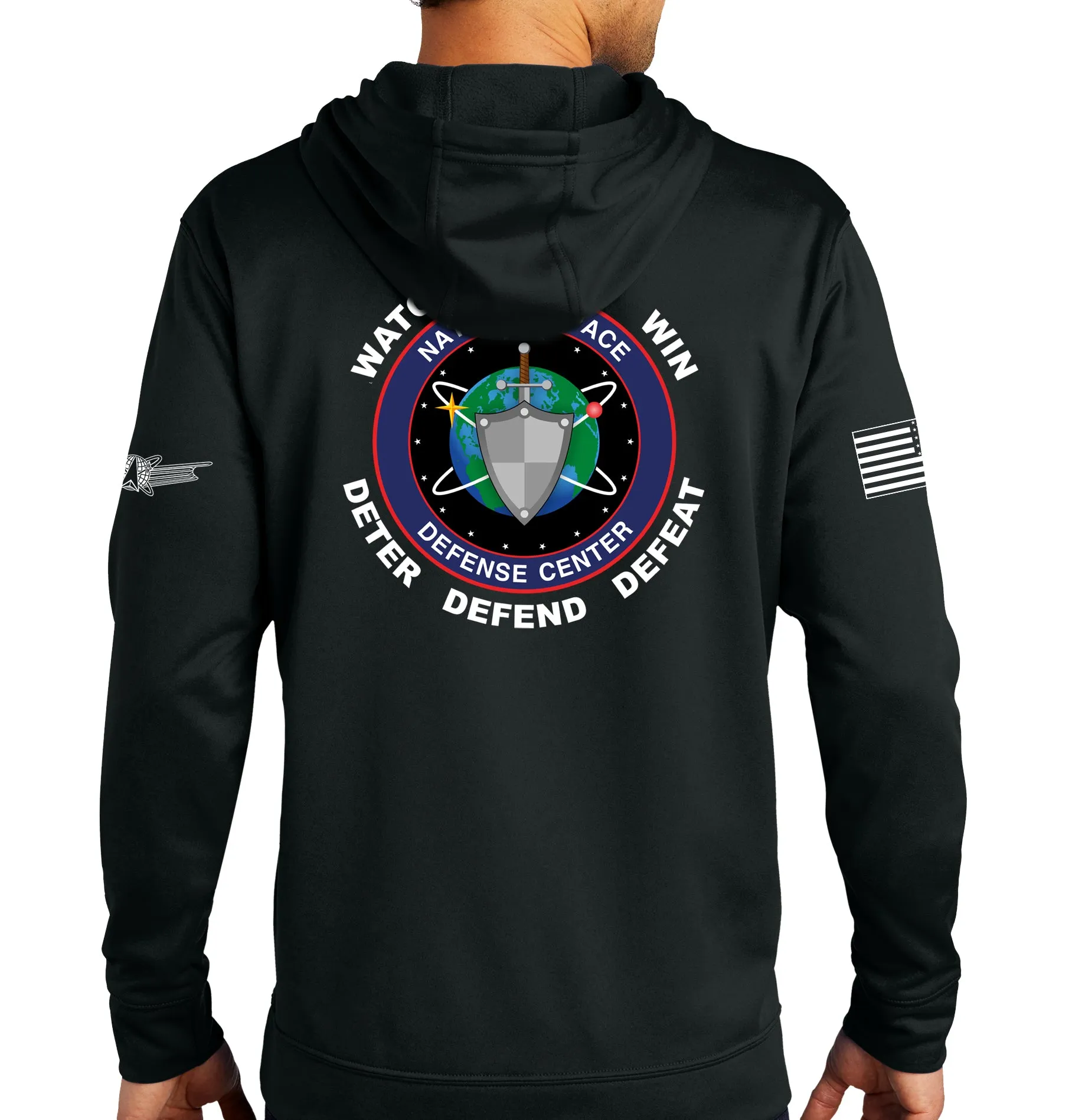ARMY & NSDC Performance Hoodie Sweatshirt. (This material is lighter than the 50-50) This sweatshirt is NOT approved for PT.