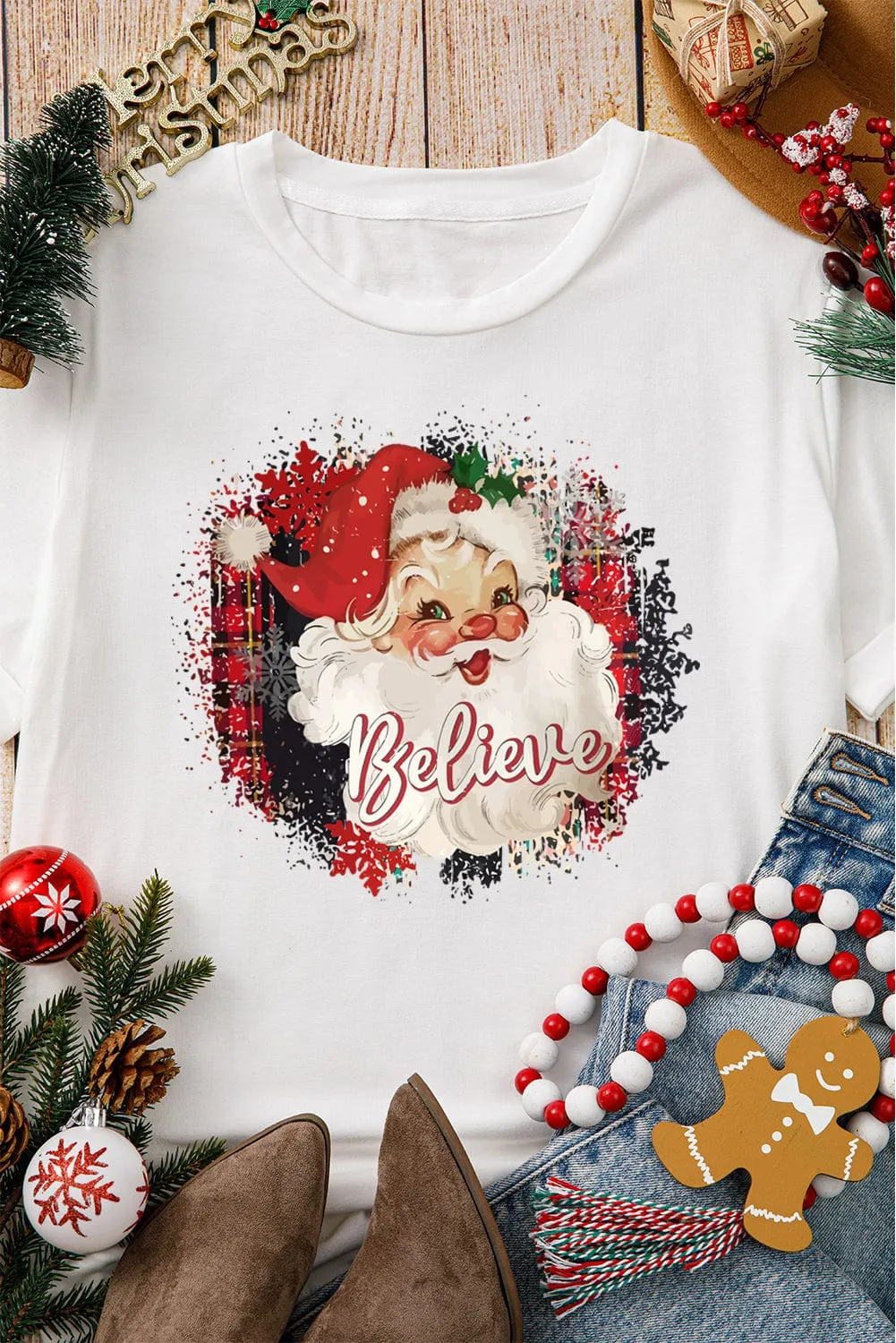 Believe Santa Tee
