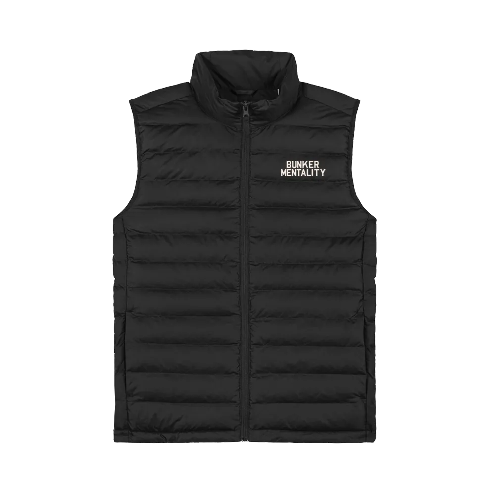 Bunker Tech Logo Gilet - Black