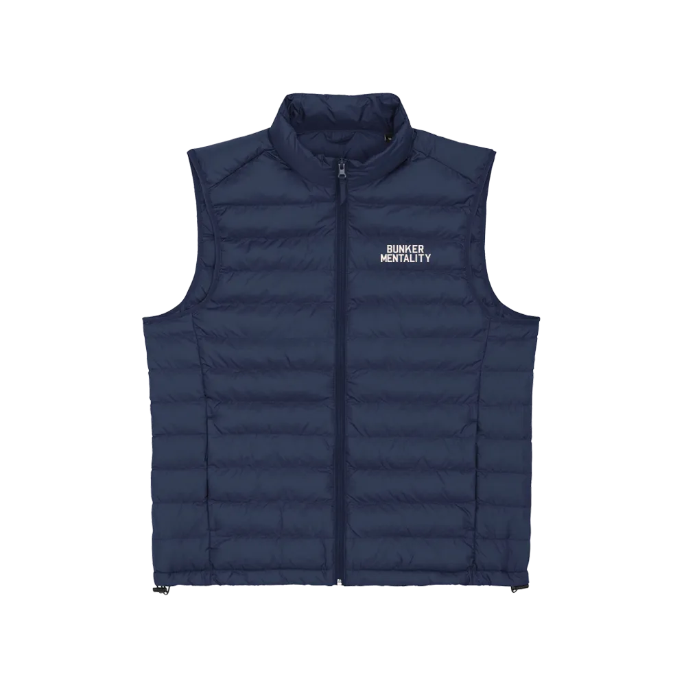 Bunker Tech Logo Gilet - Navy