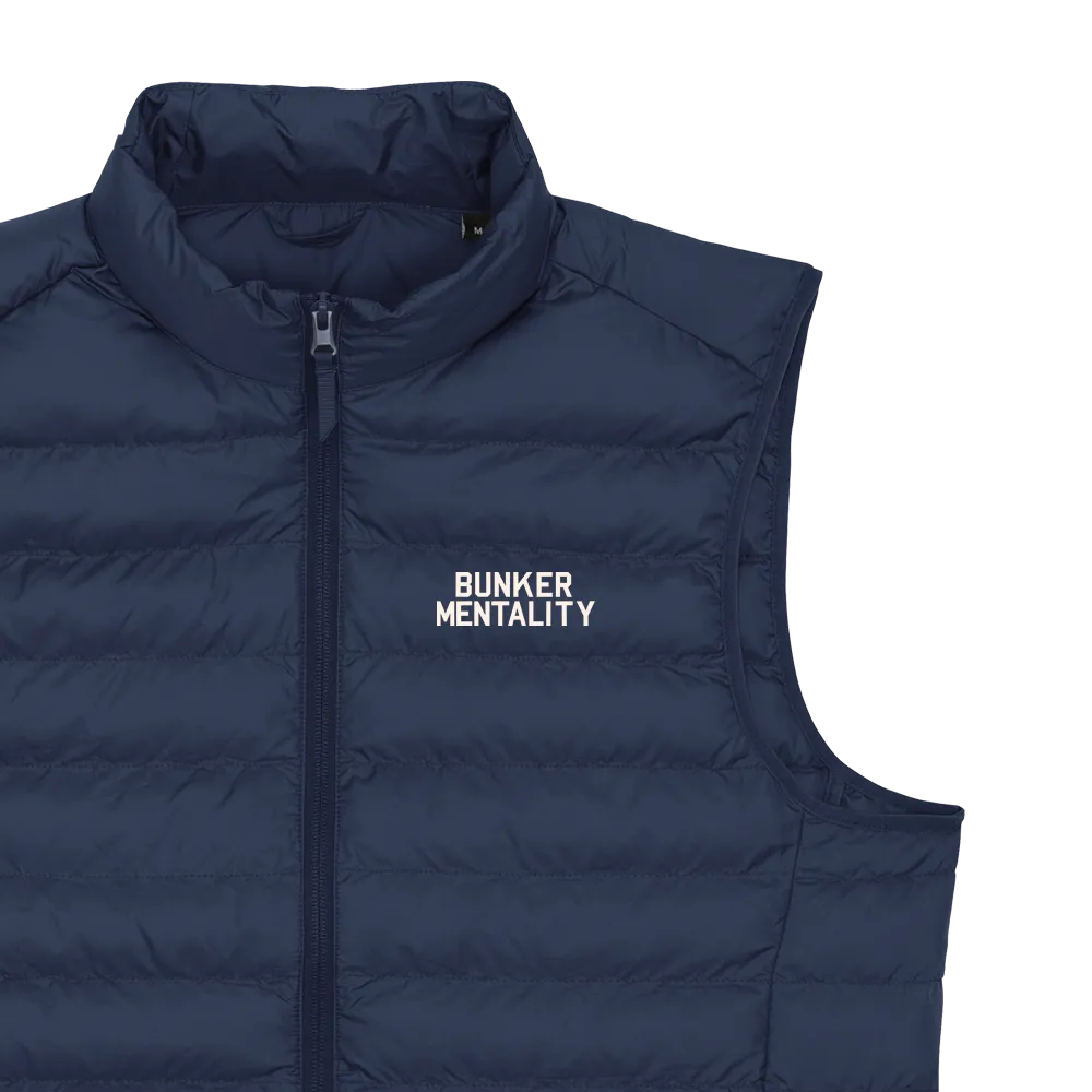 Bunker Tech Logo Gilet - Navy