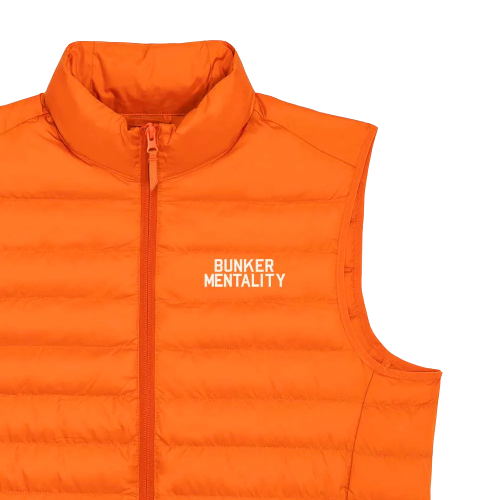 Bunker Tech Logo Gilet - Orange