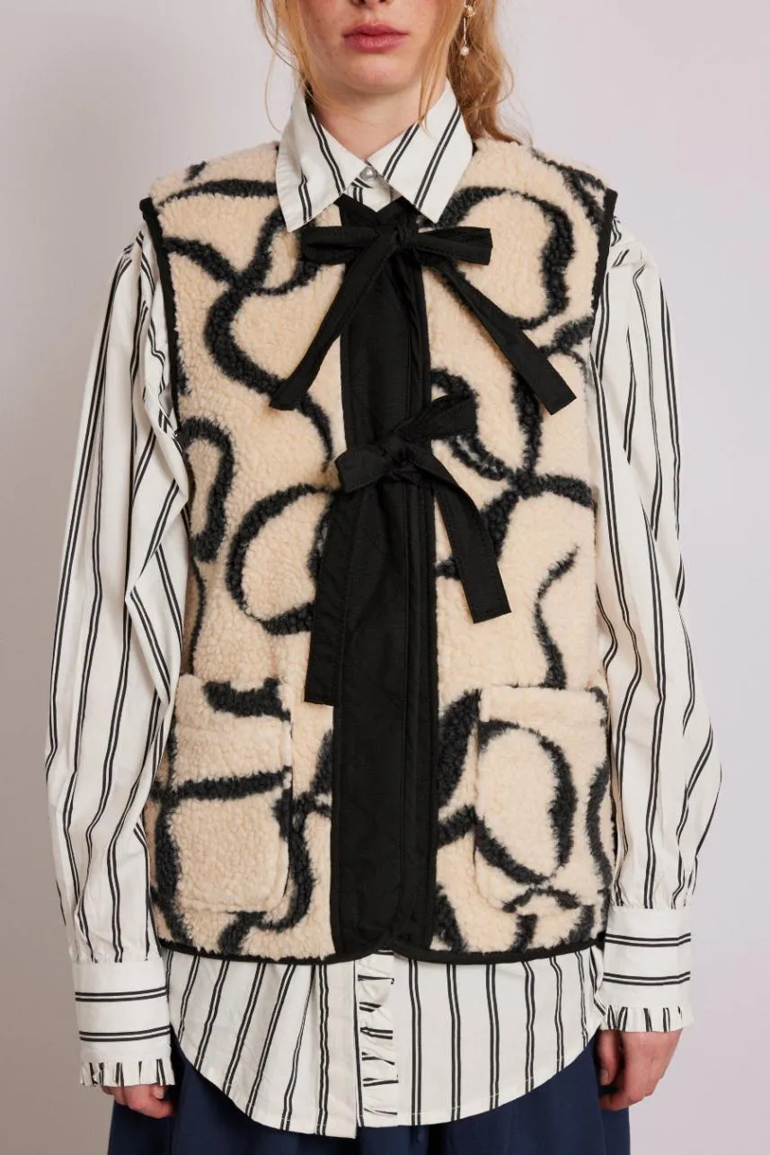 Cream Marta Borg Gilet