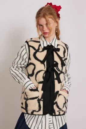 Cream Marta Borg Gilet