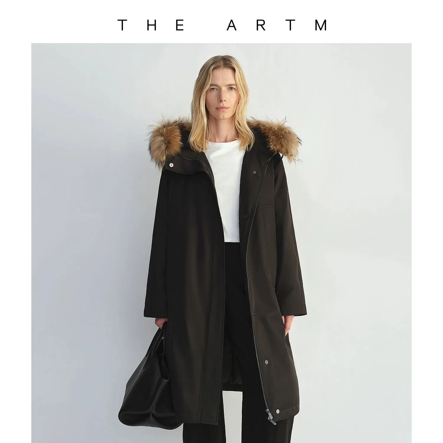 Detachable Fur Collar Winter Parka