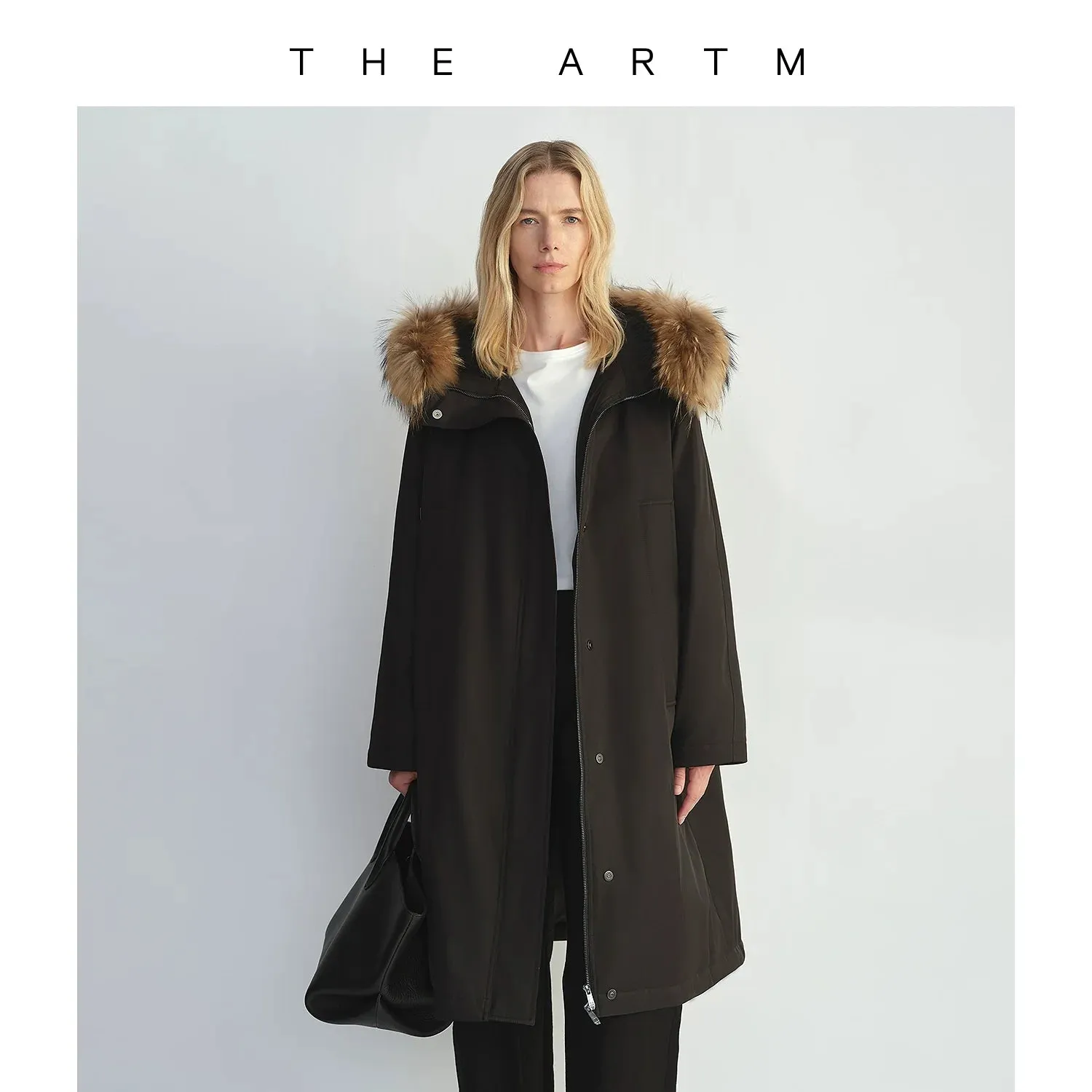Detachable Fur Collar Winter Parka