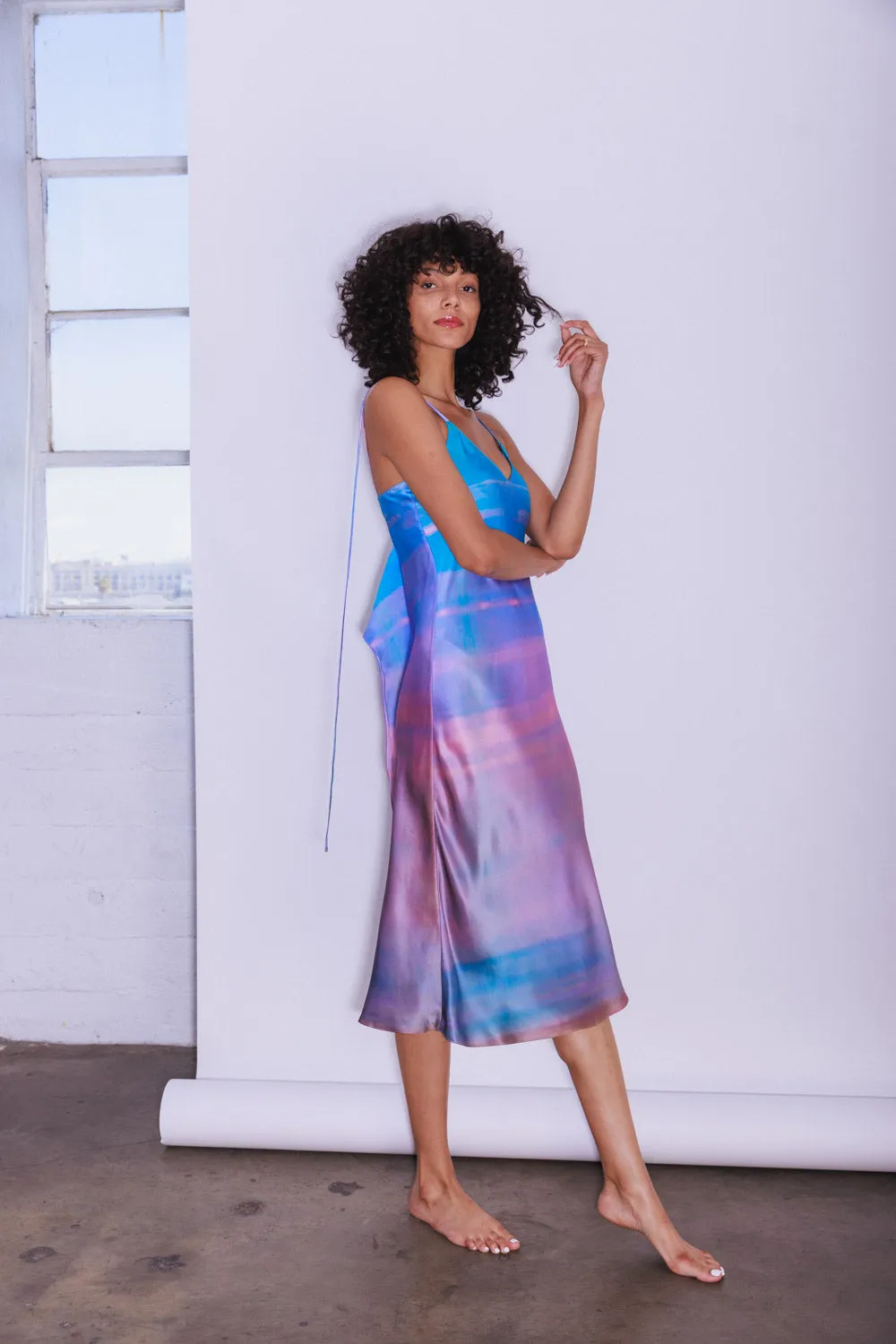 Emma Slip Dress - Peruvian Quartz