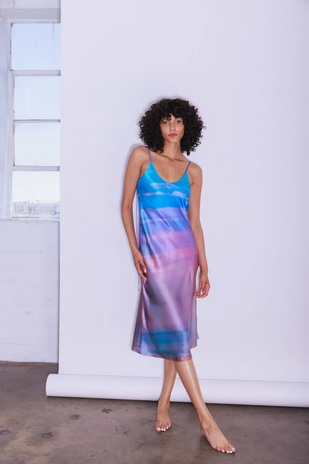 Emma Slip Dress - Peruvian Quartz