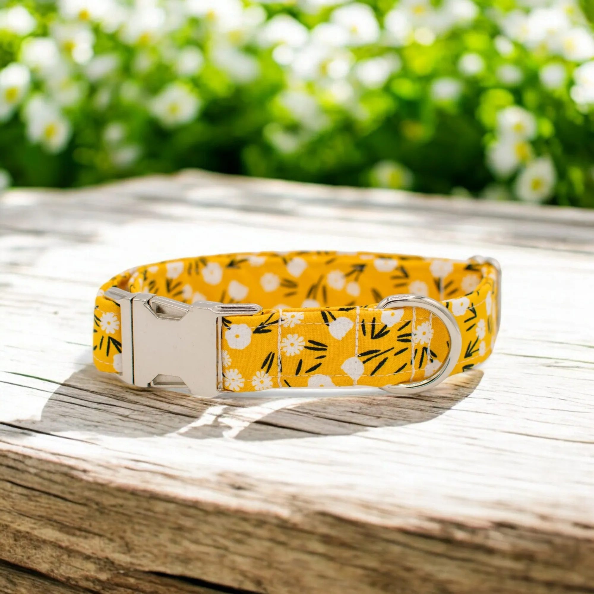 Farm Floral Yellow | Collar and Leash Set