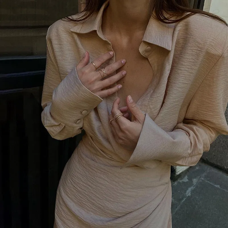 FLYTONN-Sexy spring and summer dresses, party dresses, graduation gifts,Sienna Draped Dress