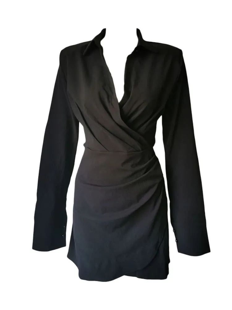 FLYTONN-Sexy spring and summer dresses, party dresses, graduation gifts,Sienna Draped Dress