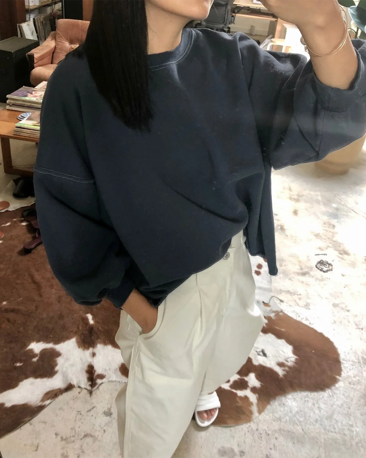 Fond Sweatshirt in Slate