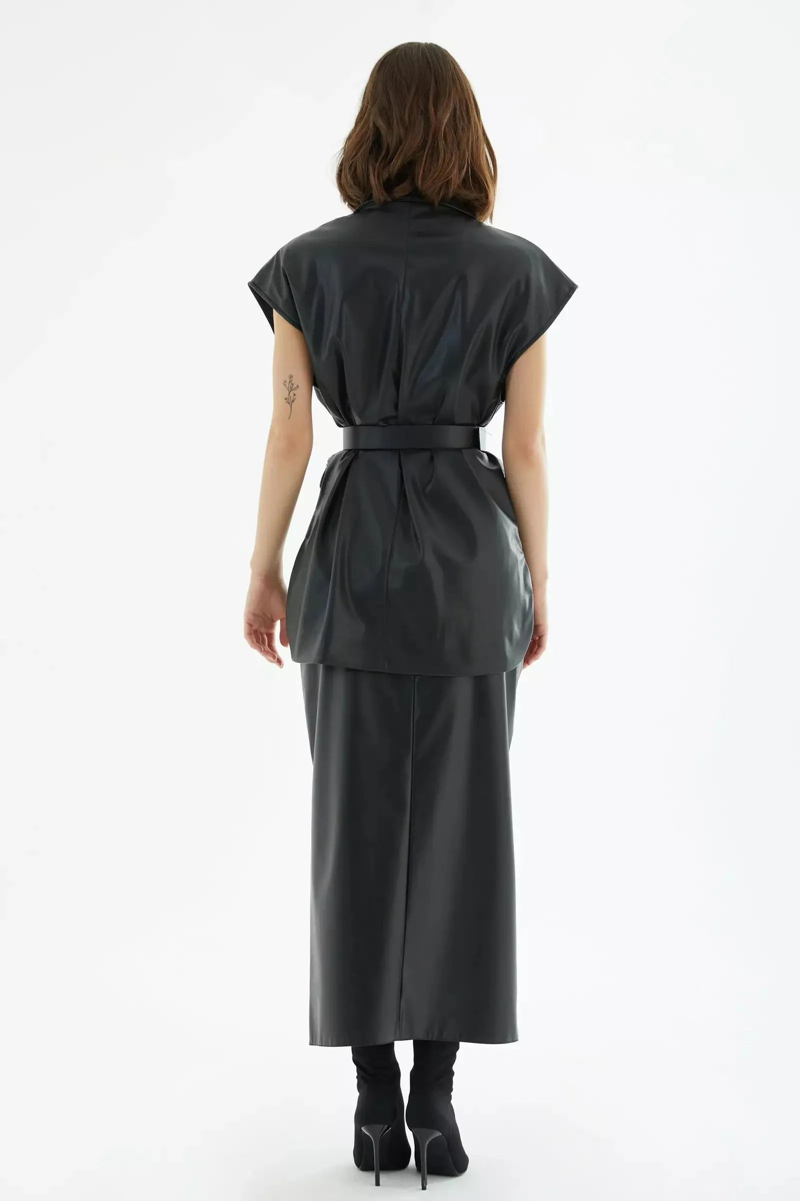 FRV Black skin midi skirt - Kanasín
