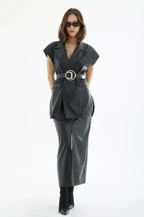 FRV Black skin midi skirt - Kanasín