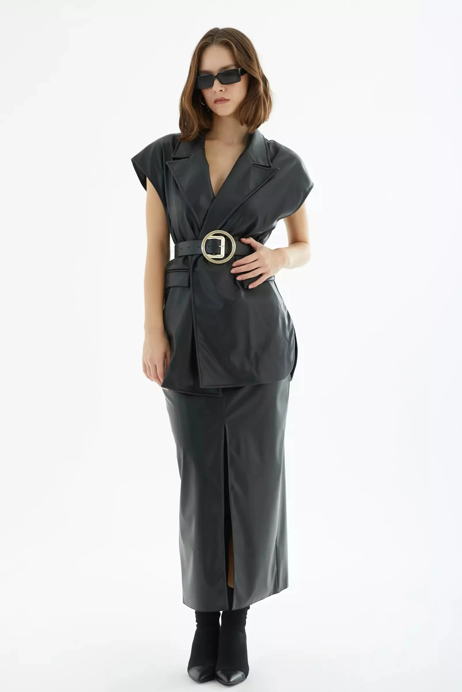 FRV Black skin midi skirt - Kanasín