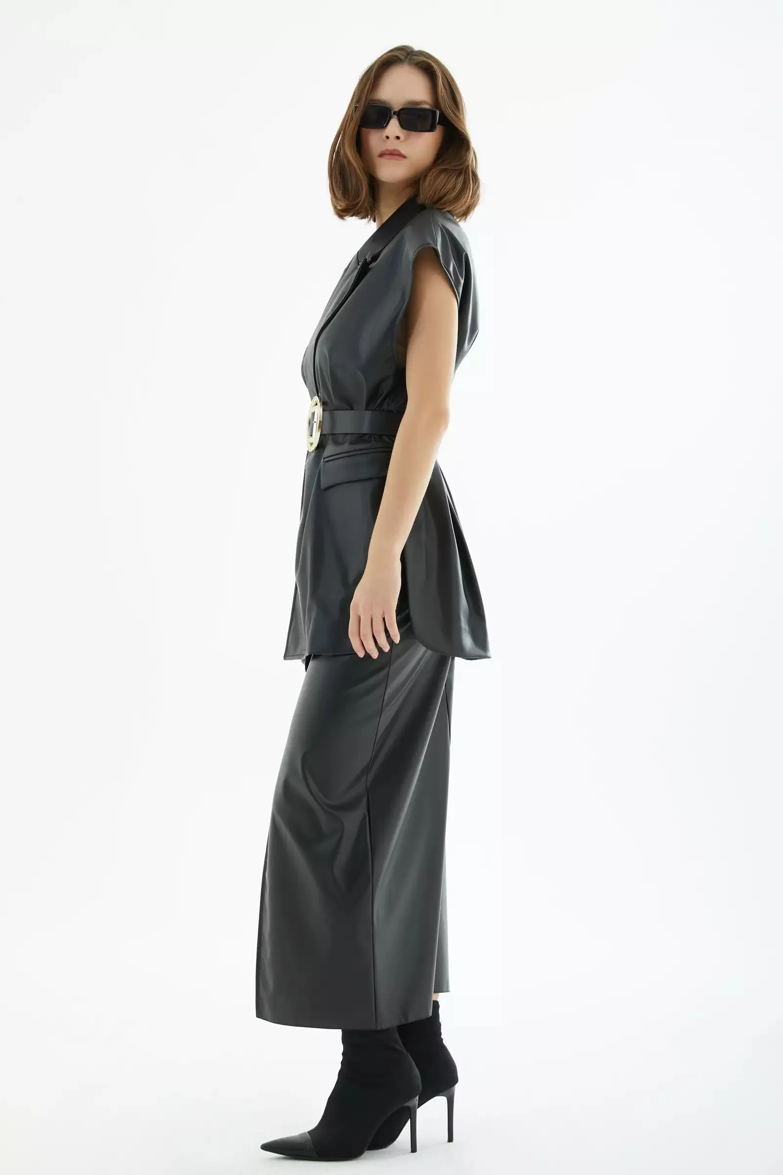 FRV Black skin midi skirt - Kanasín