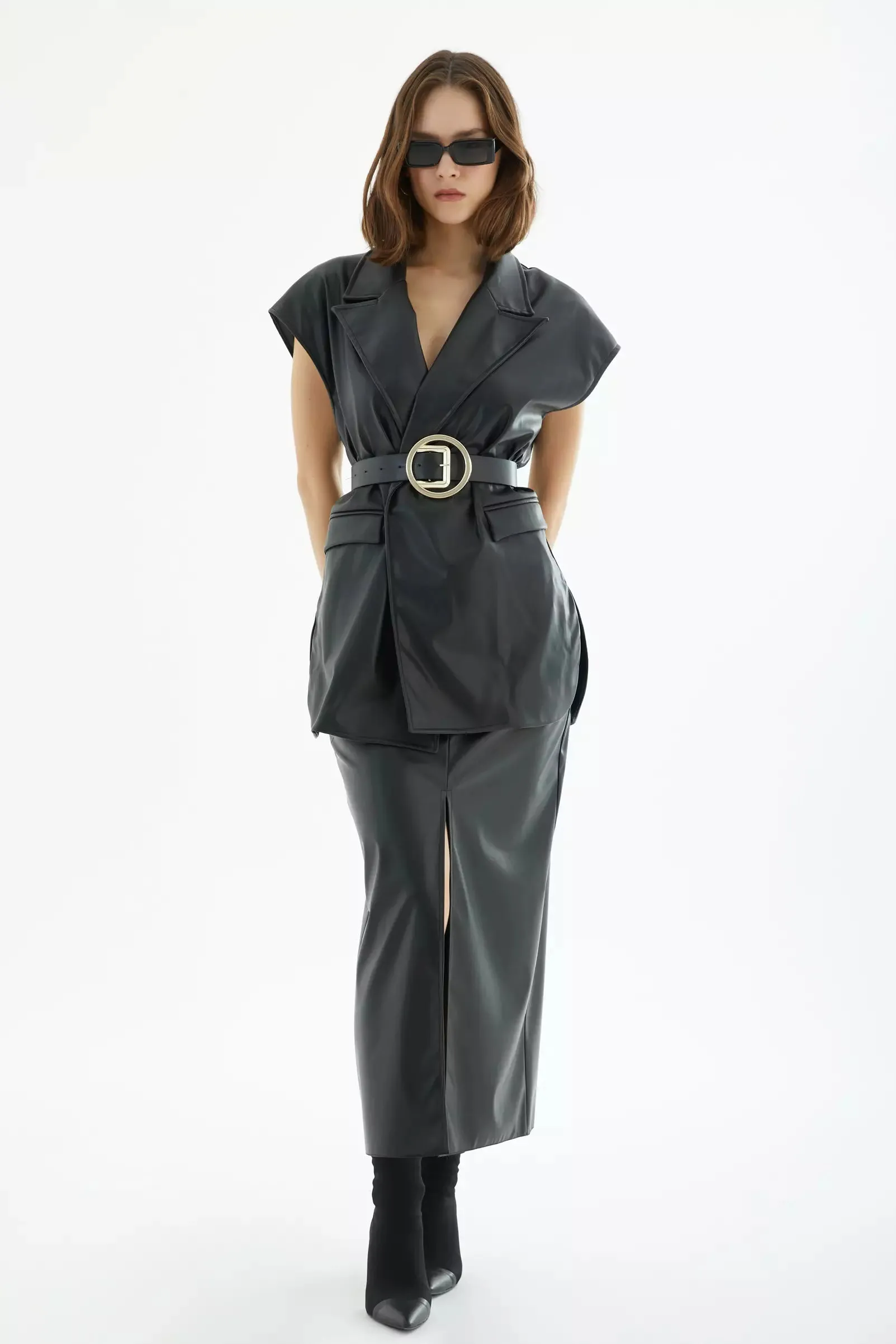 FRV Black skin midi skirt - Kanasín