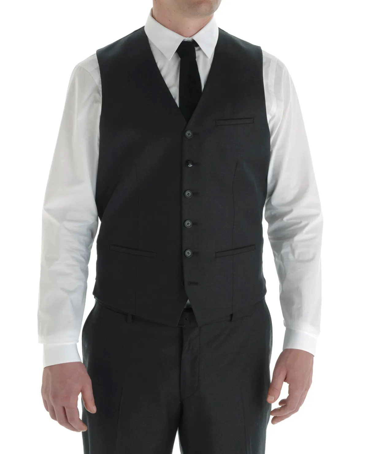 Gilet de costume Gris foncé
