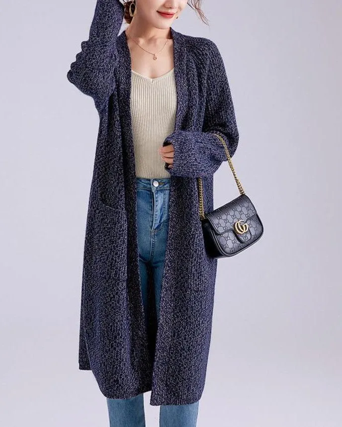 Gilet Long Laine et Cachemire - Lyna