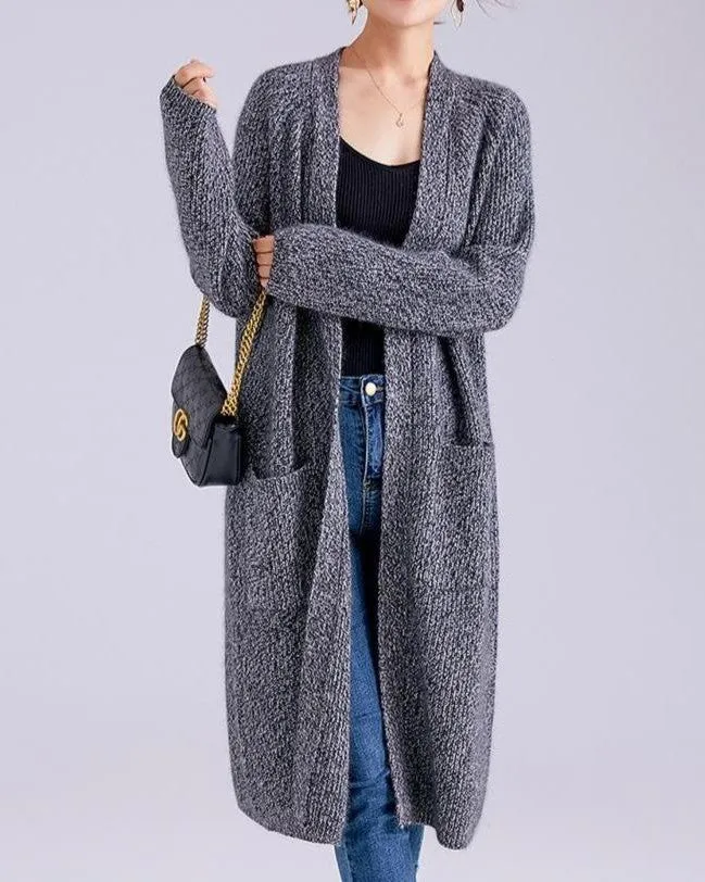 Gilet Long Laine et Cachemire - Lyna
