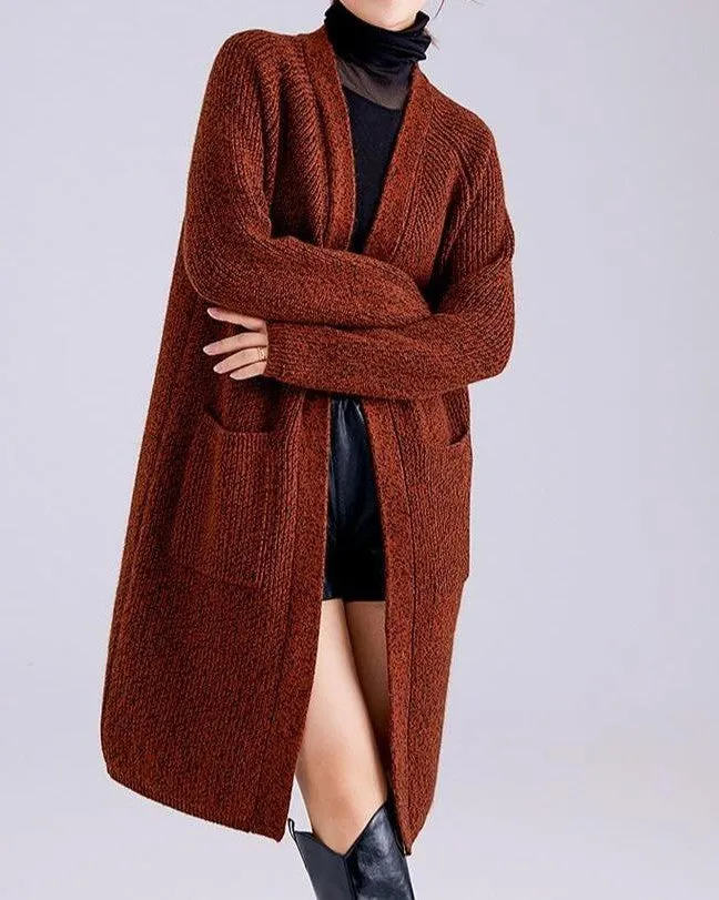 Gilet Long Laine et Cachemire - Lyna