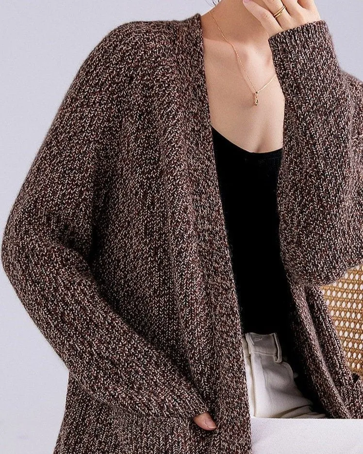 Gilet Long Laine et Cachemire - Lyna