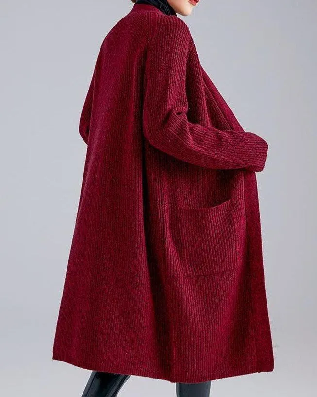 Gilet Long Laine et Cachemire - Lyna