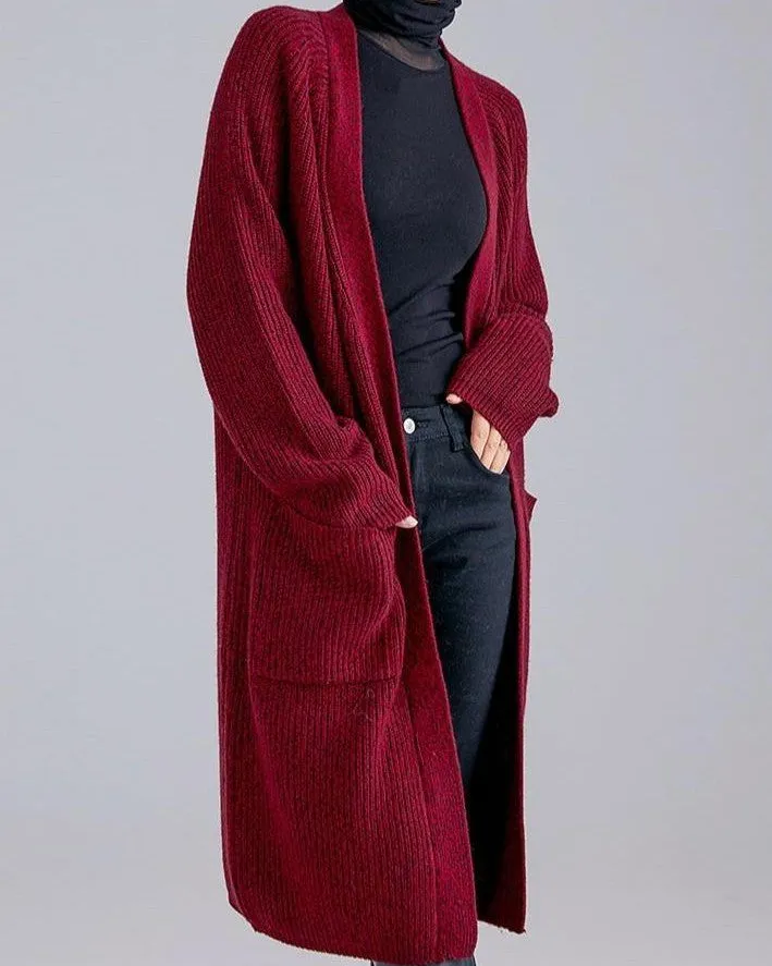 Gilet Long Laine et Cachemire - Lyna