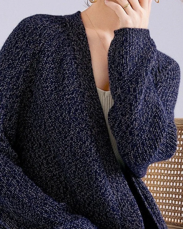 Gilet Long Laine et Cachemire - Lyna