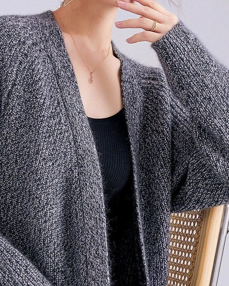 Gilet Long Laine et Cachemire - Lyna