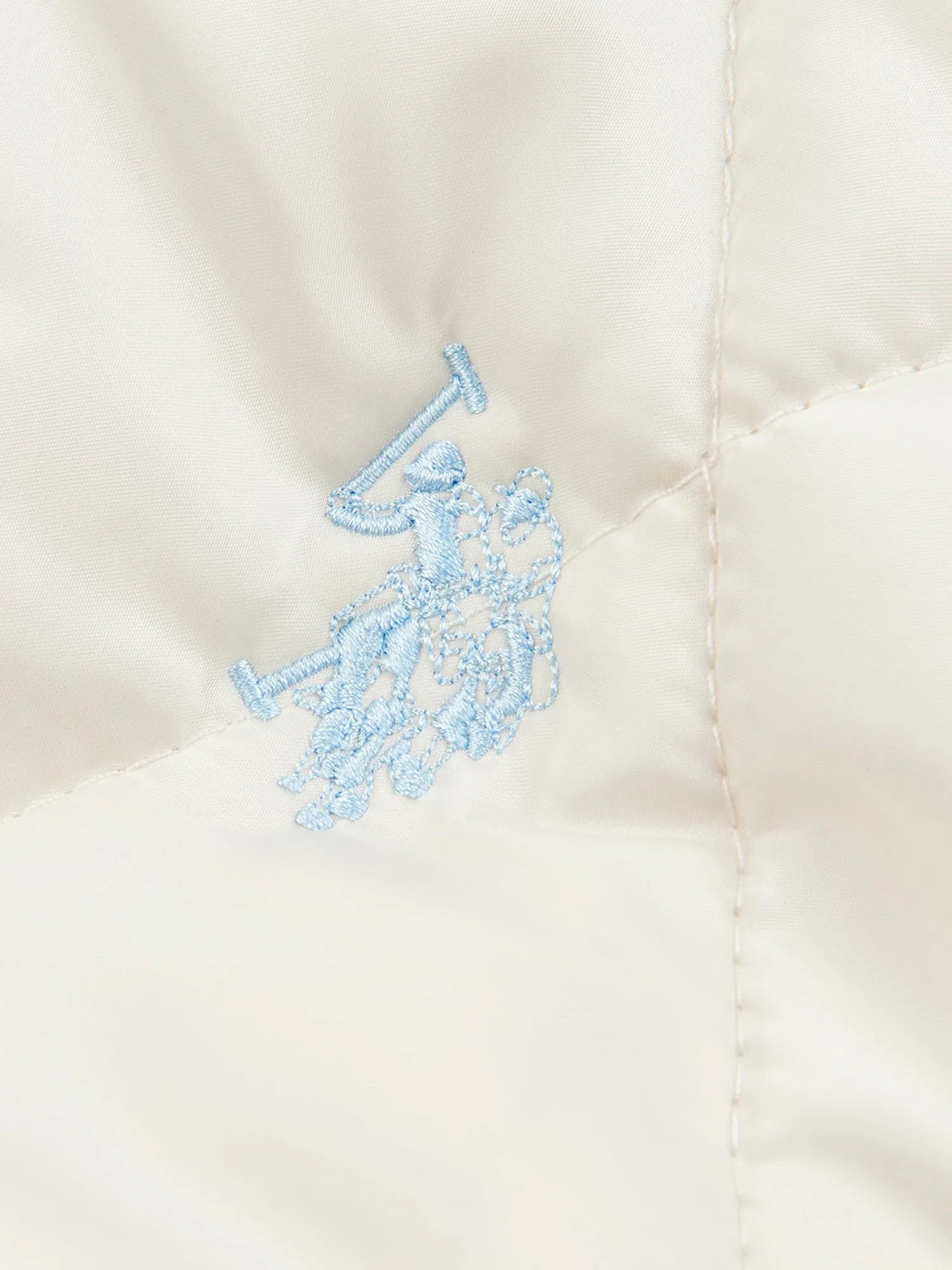 Girls Longline Puffer Gilet in Turtle Dove