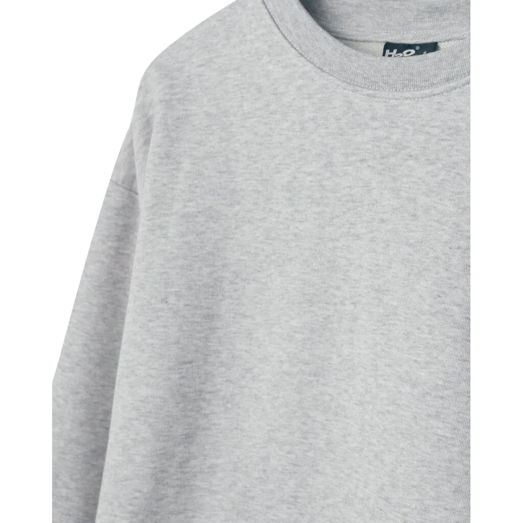 H2O - Base Woman Sweat O'Neck - 1020 Lt. Grey Mel