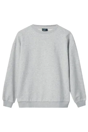 H2O - Base Woman Sweat O'Neck - 1020 Lt. Grey Mel
