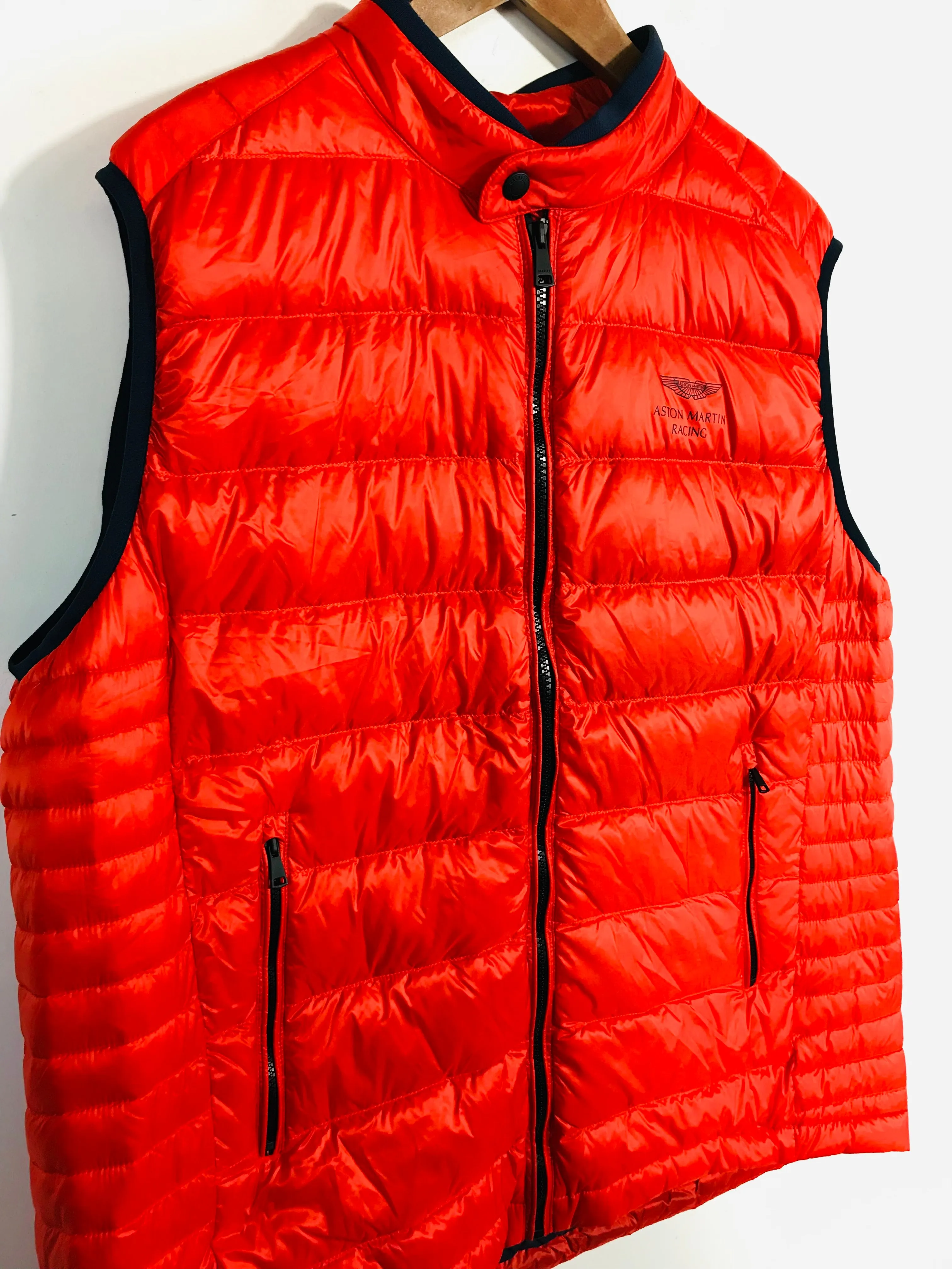 Hackett Men's Vest Gilet Jacket NWT | XXL | Orange