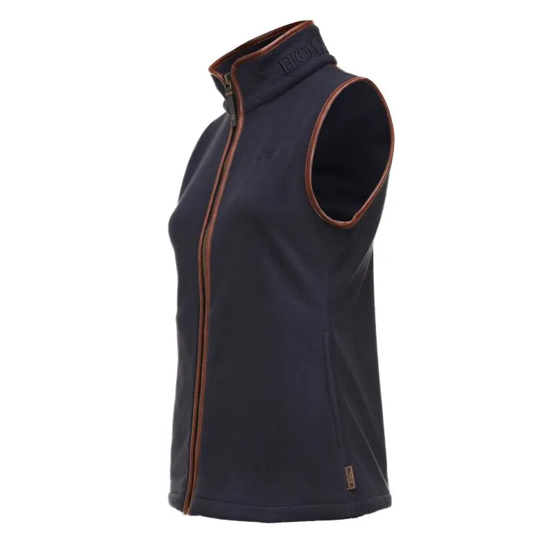 Holland Cooper Country Ladies Fleece Gilet - Ink Navy