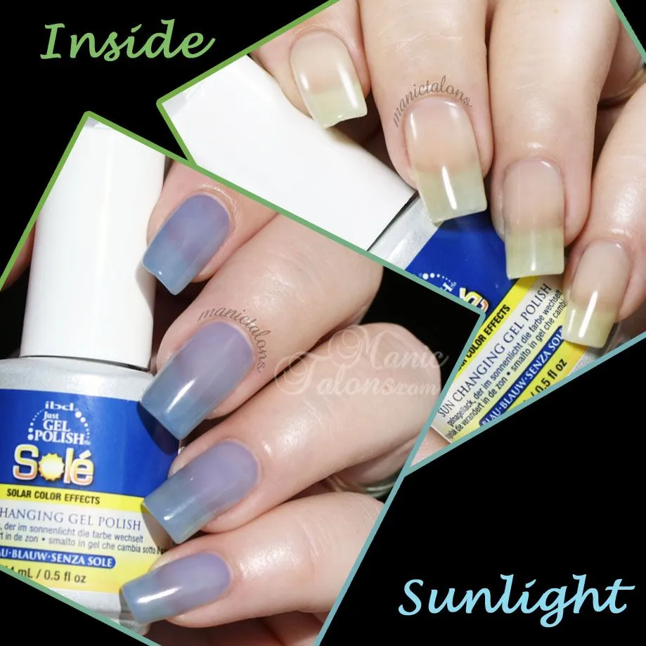 ibd Just Gel Polish - SOLAR EFFECTS - Sun Changing Gel Polish BLUE 0.5oz/14mL