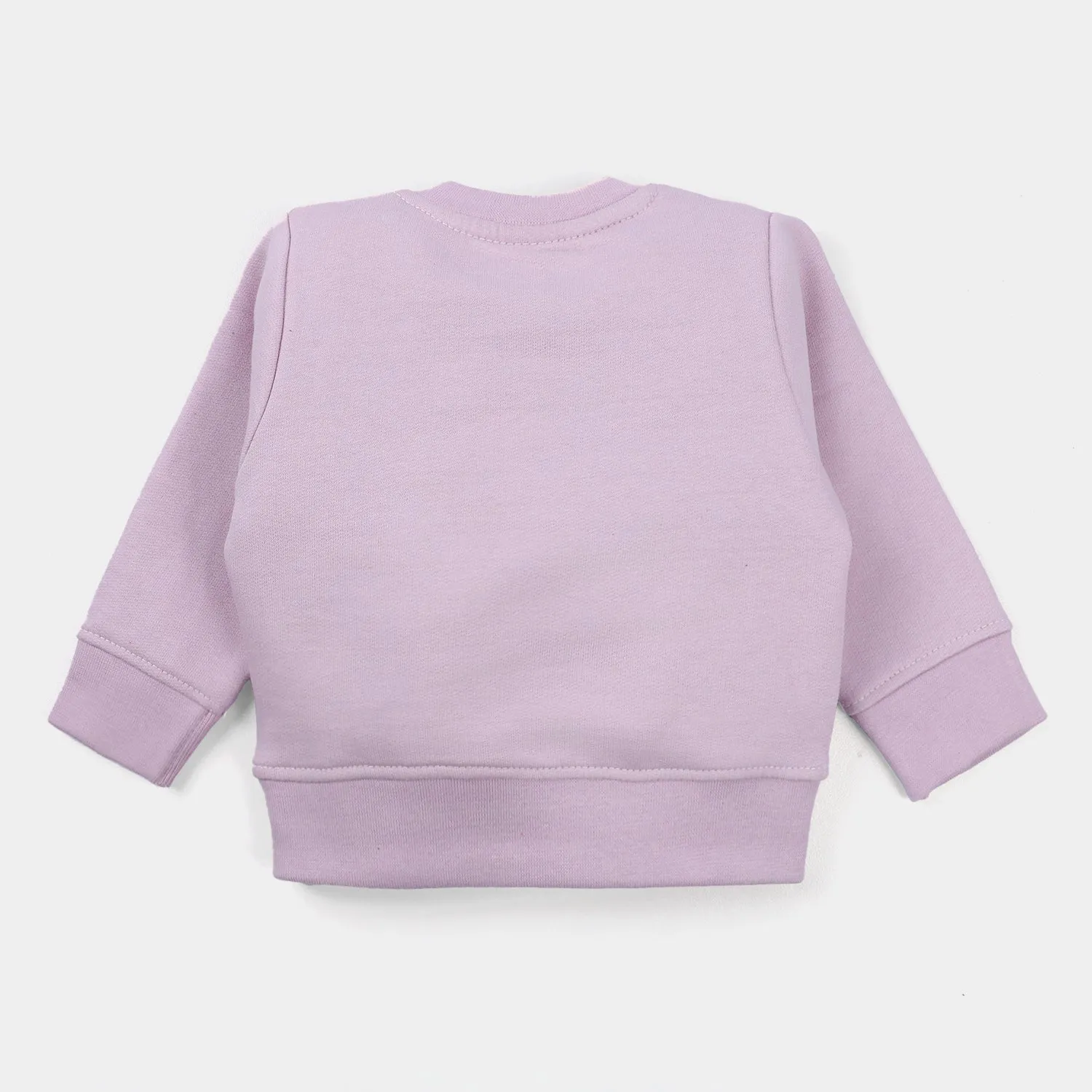 Infants Girls Fleece Sweatshirt Winter-D.Lavender
