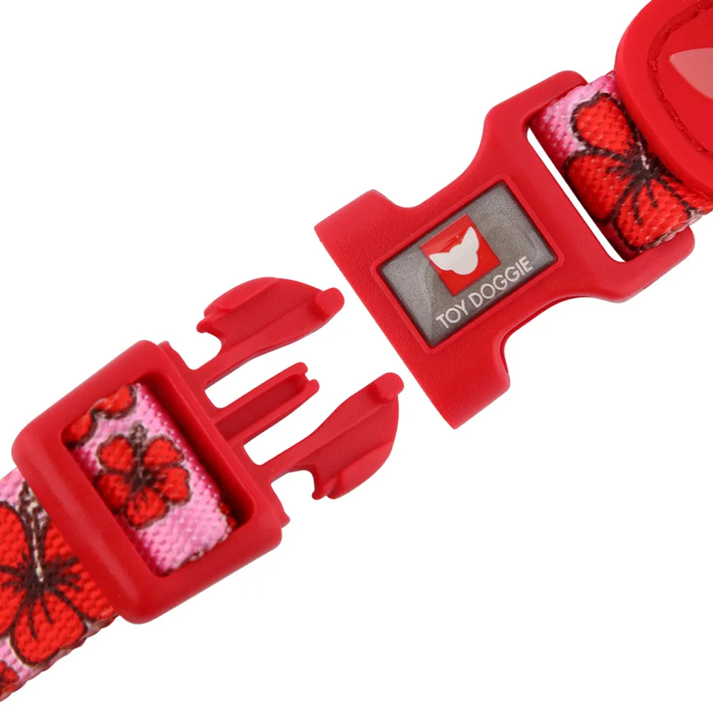 Jibara Amapola Floral Dog Collar | Perrandeo Jibaro Pawtriotico Collection