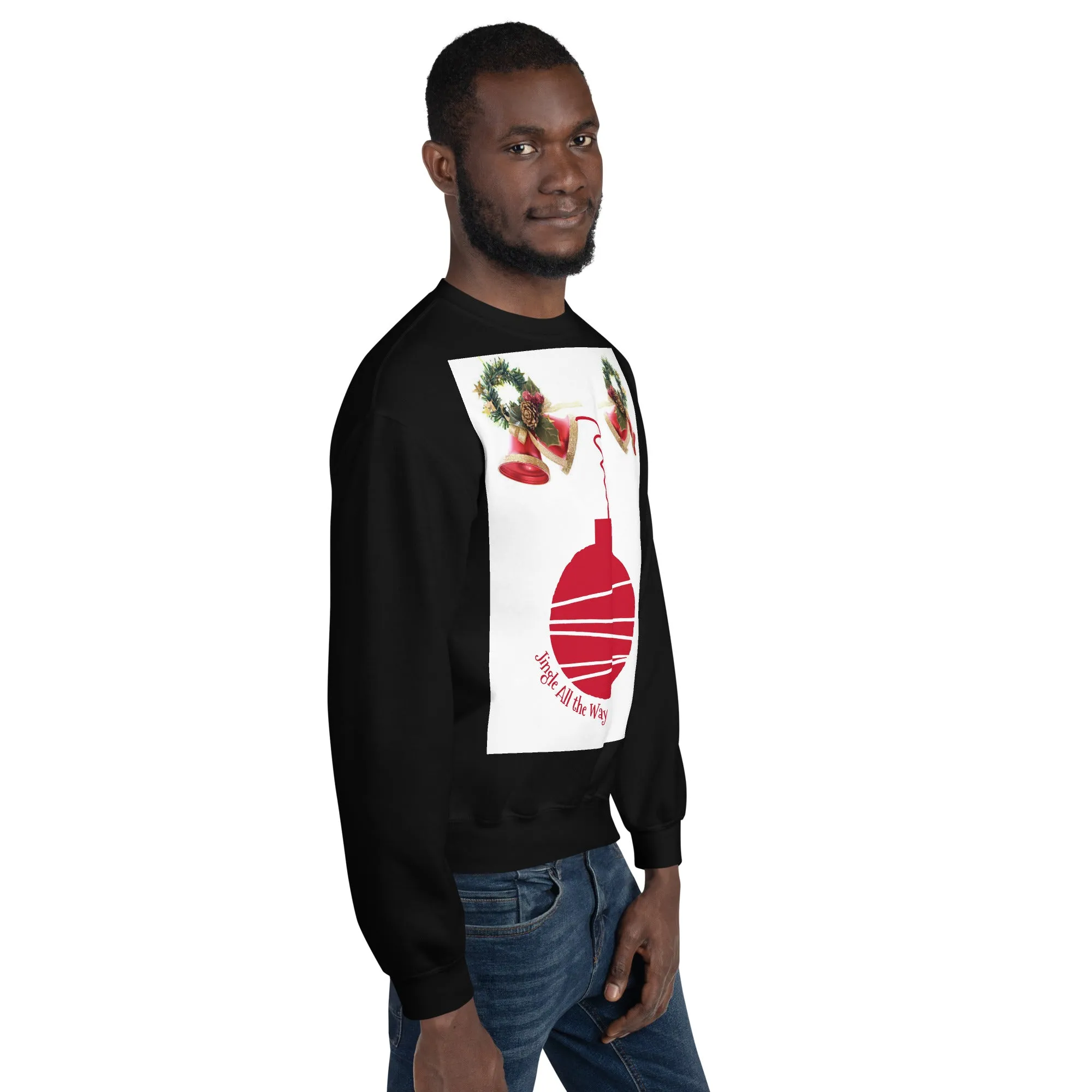 Jingle All the Way Christmas Sweatshirt (Glamourange Christmas Sweatshirt Men)