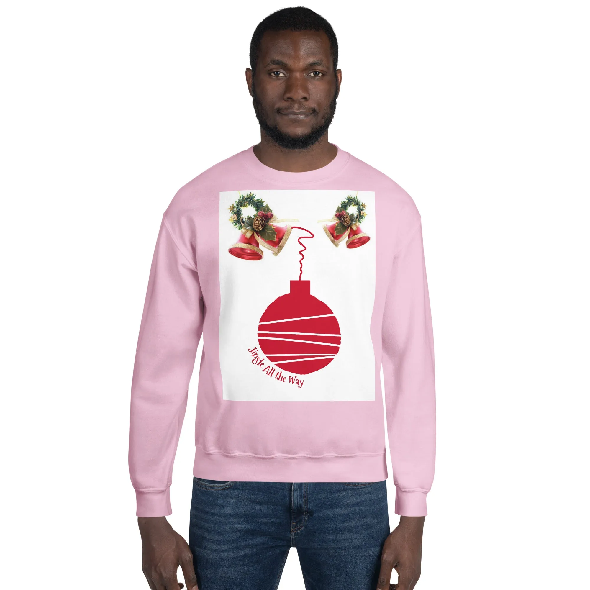 Jingle All the Way Christmas Sweatshirt (Glamourange Christmas Sweatshirt Men)