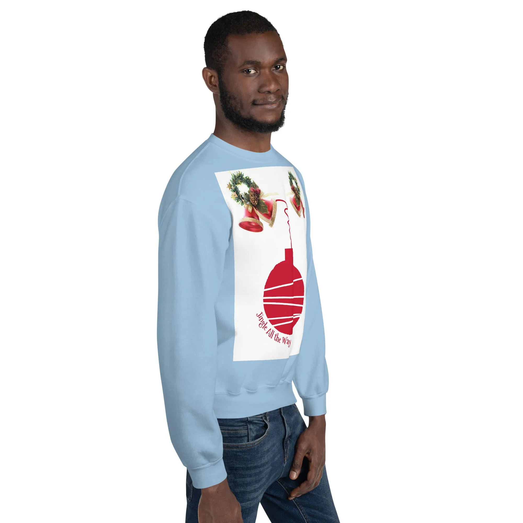 Jingle All the Way Christmas Sweatshirt (Glamourange Christmas Sweatshirt Men)
