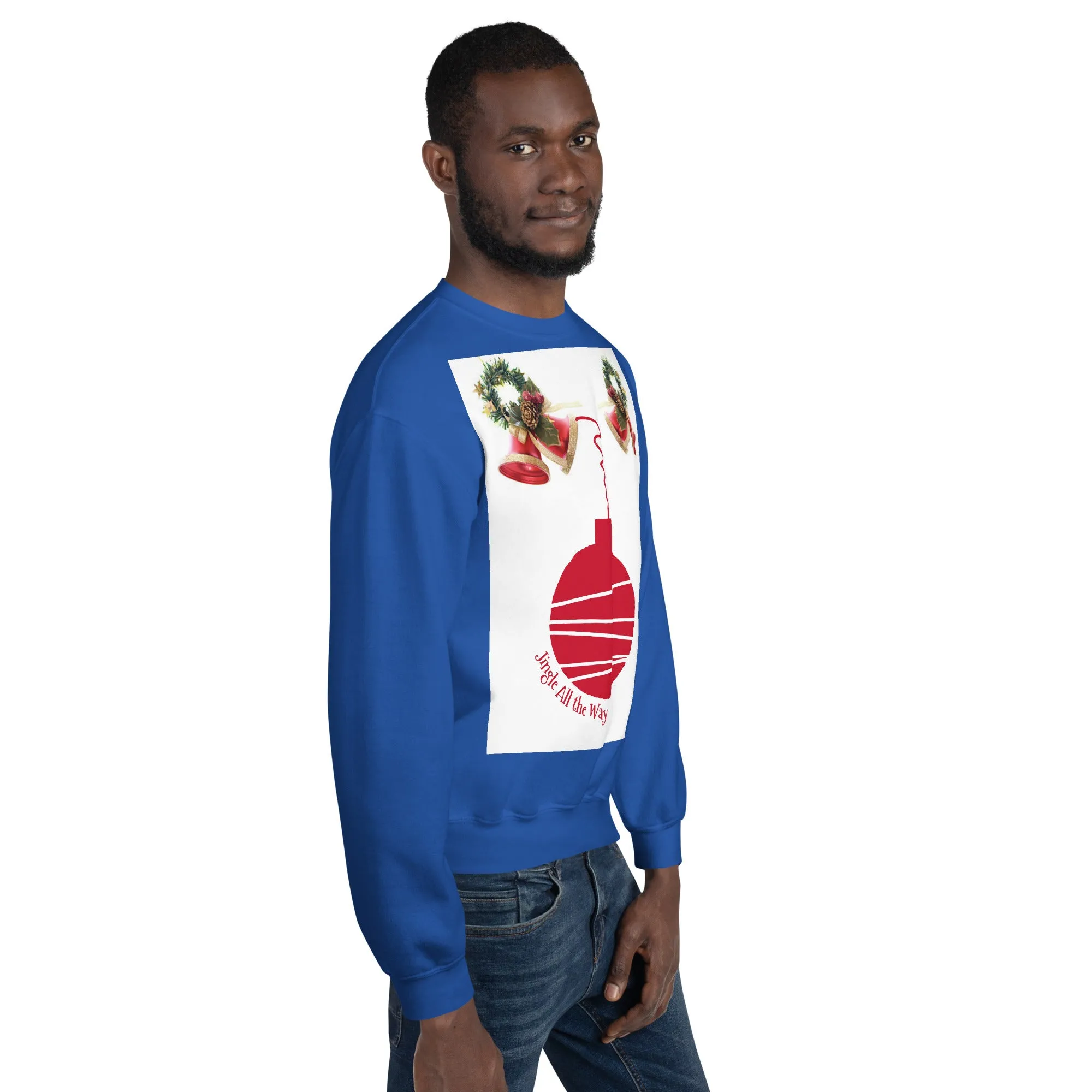 Jingle All the Way Christmas Sweatshirt (Glamourange Christmas Sweatshirt Men)