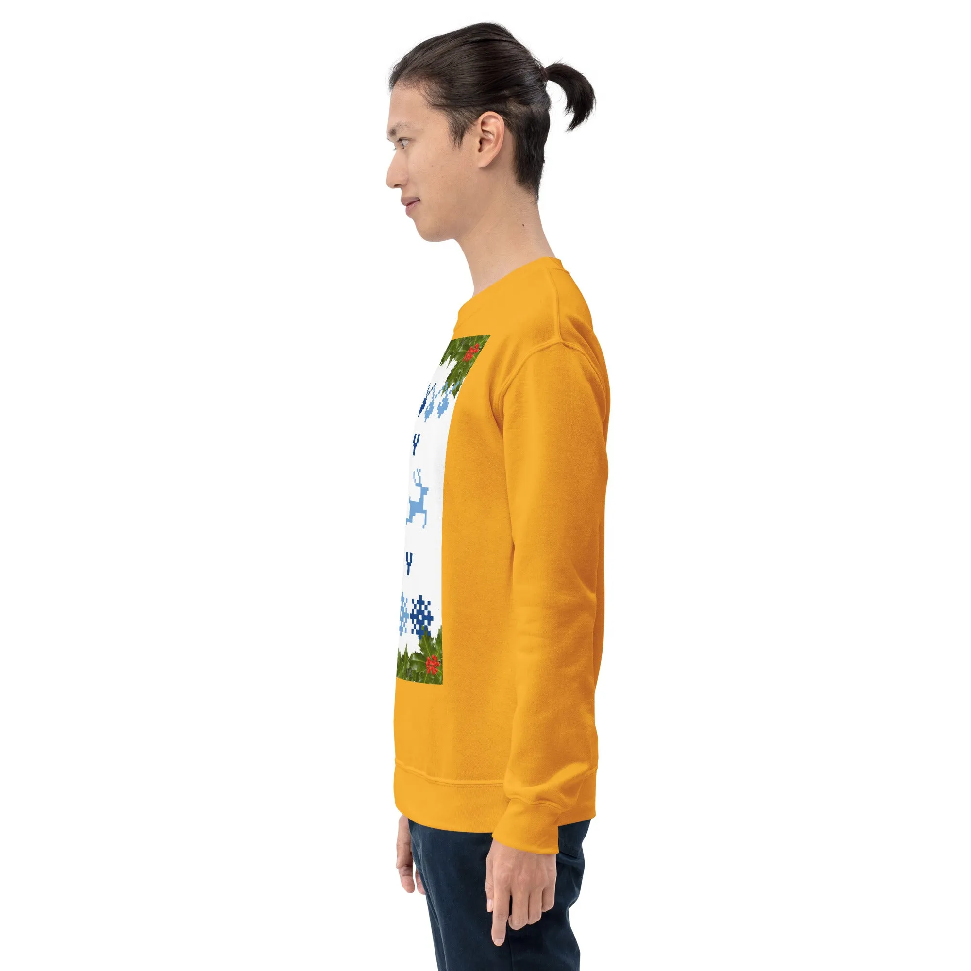 Jolly Holly Sweatshirt Christmas (Glamourange Christmas Sweatshirt Men)