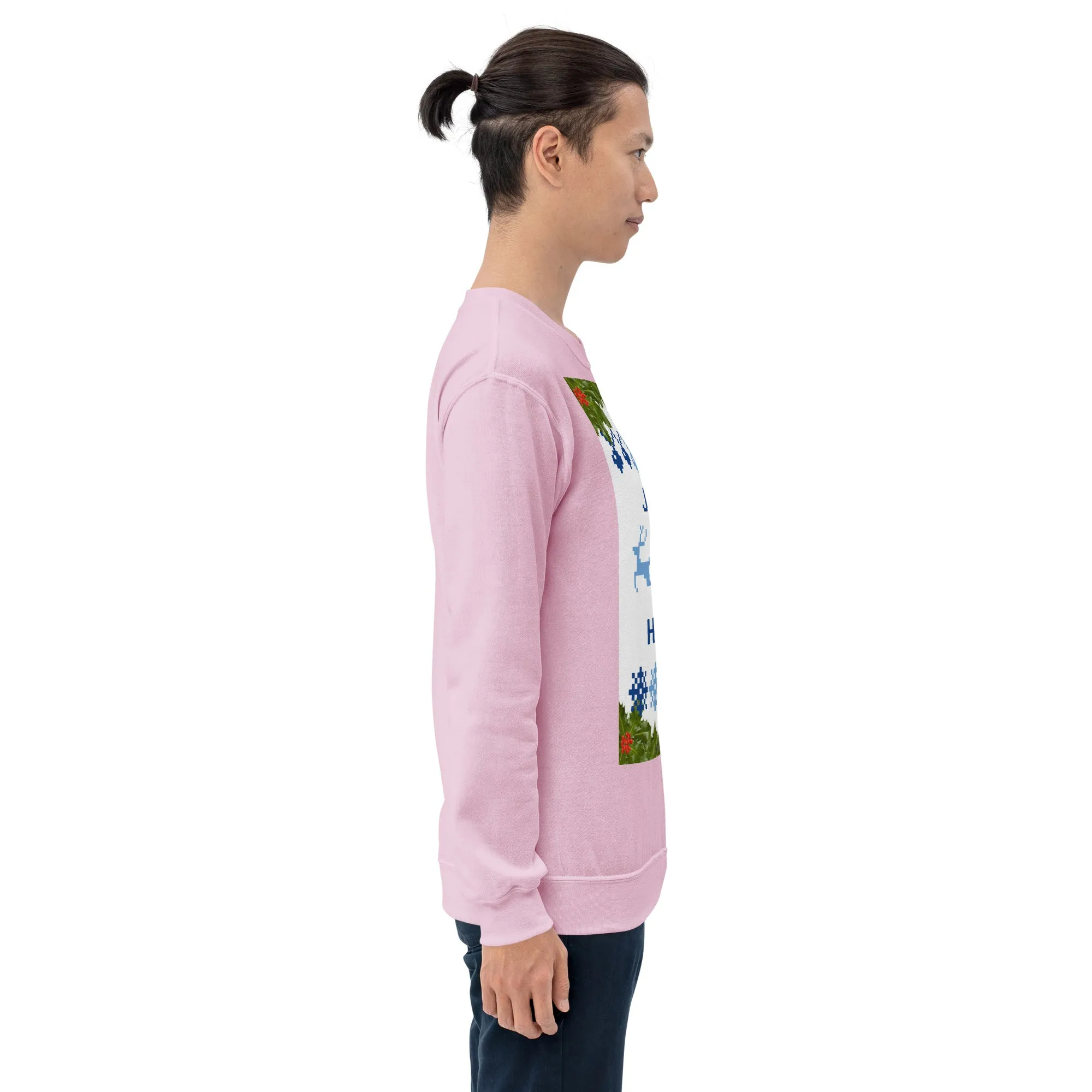 Jolly Holly Sweatshirt Christmas (Glamourange Christmas Sweatshirt Men)